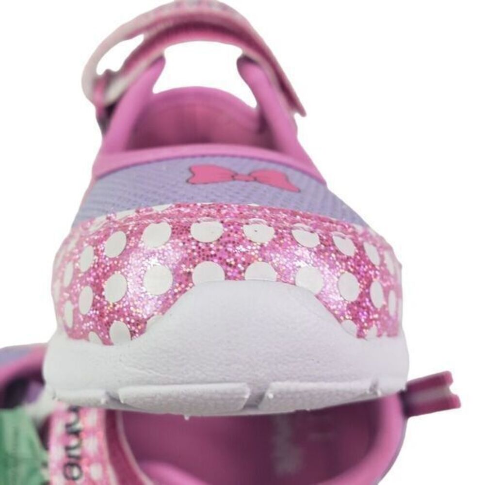 Disney Minnie Shoes for Girls - Pink Mary Jane LED Light Up Shoes Size 11 (19cm) - Picture 6 of 16